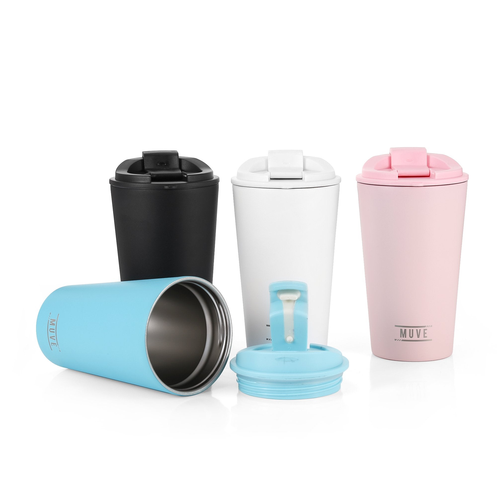 Spill Free Insulated Travel Mug (350ml/12oz)-Muve