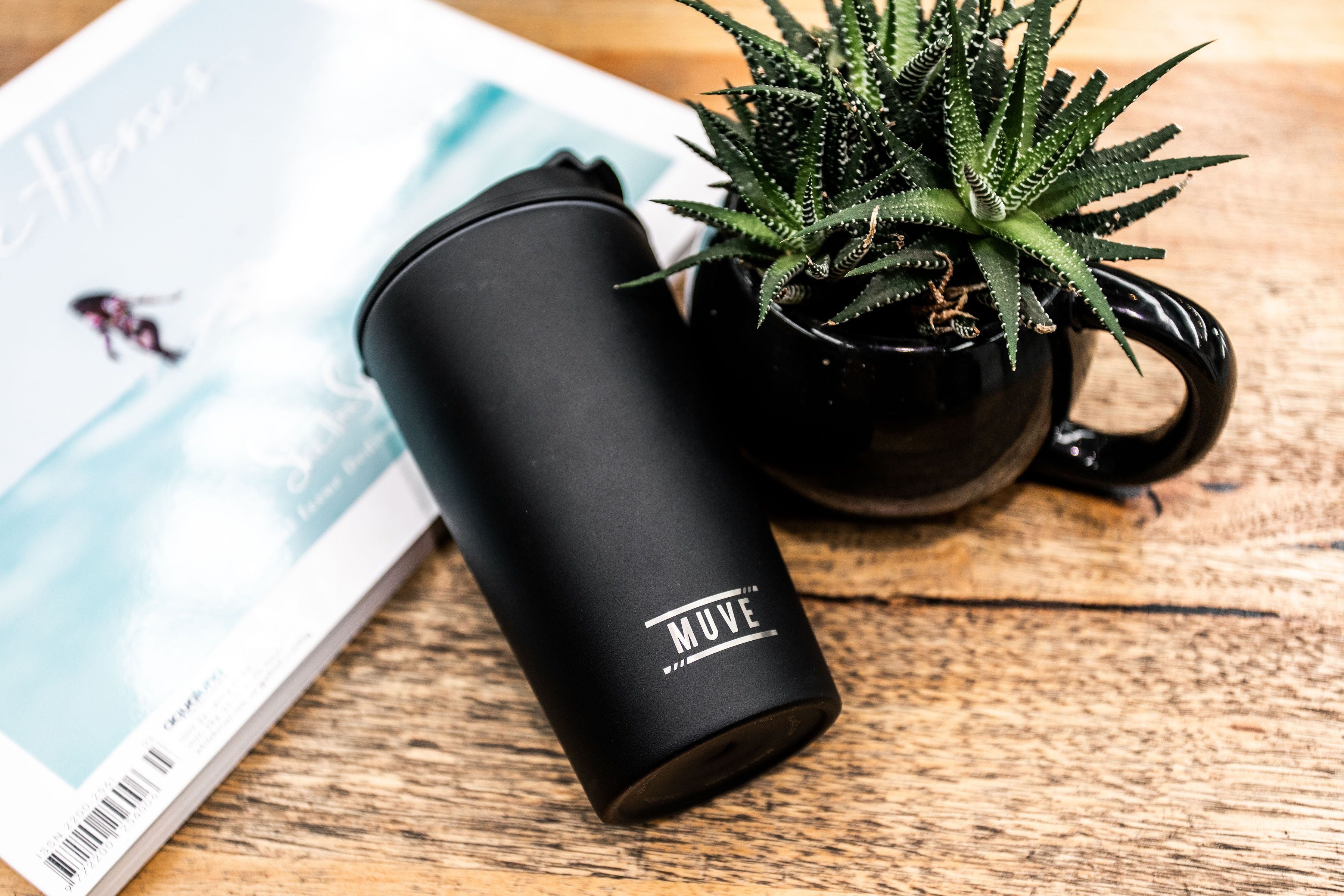 Spill Free Insulated Travel Mug (350ml/12oz)-Muve